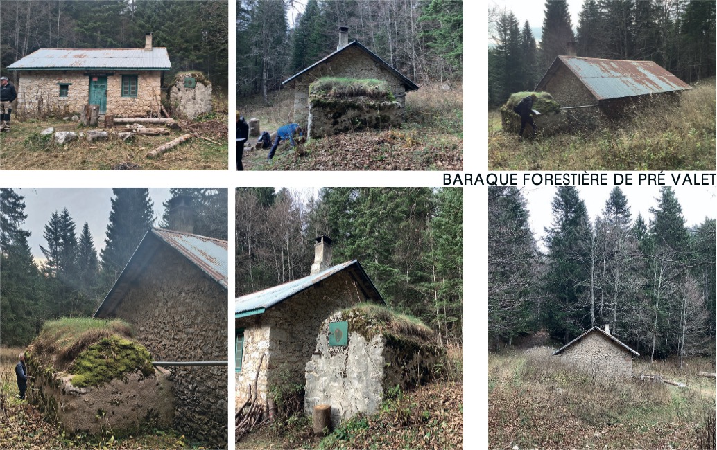 baraque forestière de Pré Valet avant les travaux