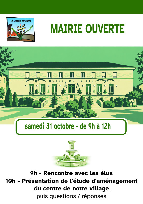 Mairie ouverte