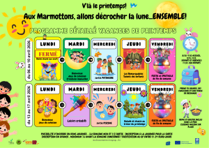 PROGRAMME LES MARMOTTONS printenmps 2026