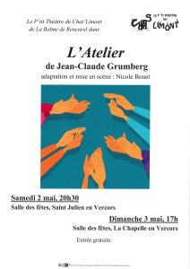 Le P'tit Théâtre du Chat'Limont propose L’atelier de Jean-Claude Grumberg