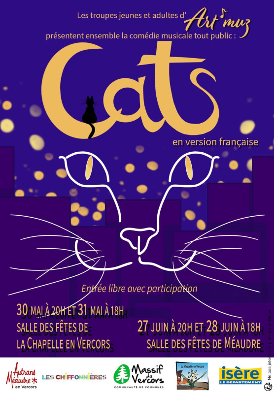 affiche comédie musicale CATS