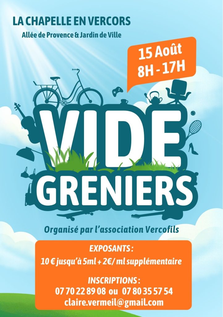 affiche vide grenier