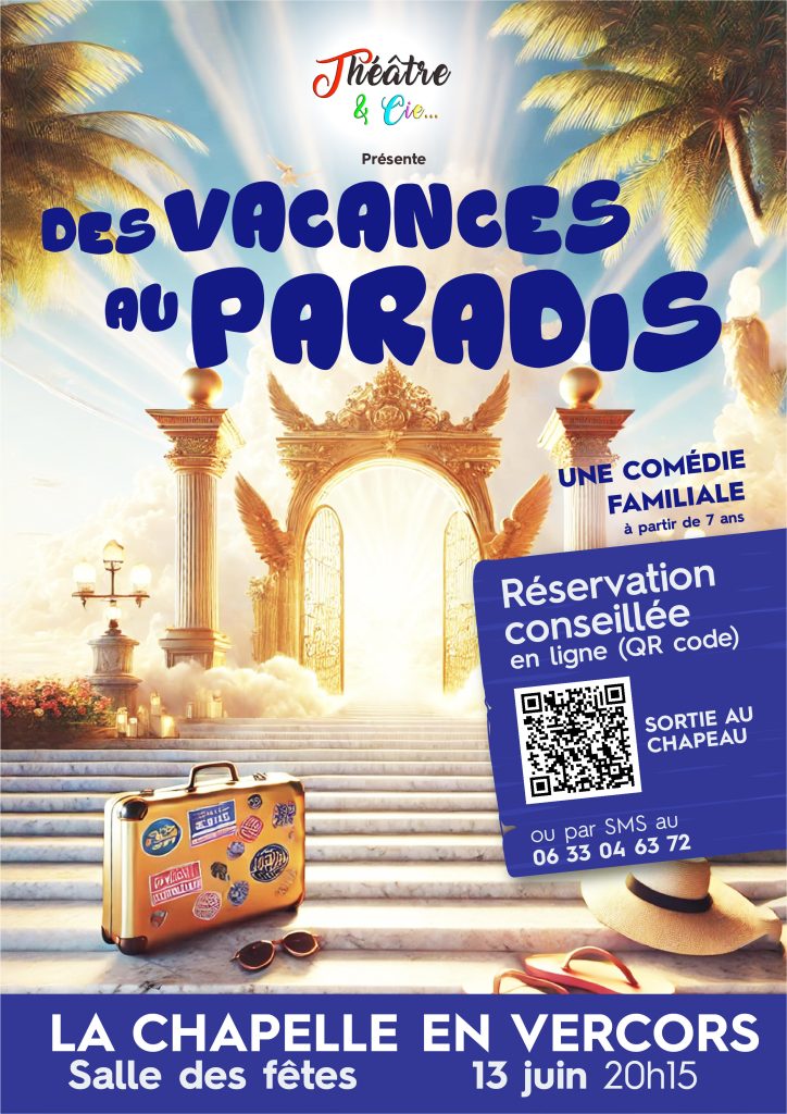 affiche les vacances au paradis