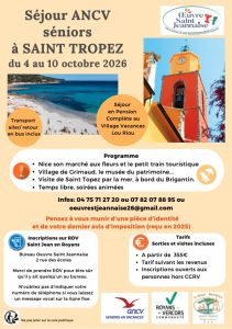 affiche séjour senior